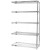 AD74-2442C-5 Chrome Wire Shelving Add-On Kit