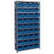 1275-207 Steel Shelving Shelf Bin System 