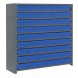 CL1239-401 Euro Drawer Shelving Closed Unit - Complete Package