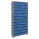 CL1275-801 Euro Drawer Shelving Closed Unit - Complete Package