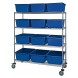 MWR4-2419-9 Mobile Wire Shelving System