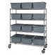 MWR4-2419-9 Mobile Wire Shelving System - 2