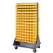 QMD-36H-220 Mobile Louvered Rack - 5