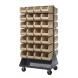 QMD-36H-240 Mobile Louvered Rack - 3