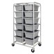 TR12-2516-8 Tub Rack with Cross Stack Tubs - 2