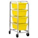 TR4-2516-8 Tub Rack with Cross Stack Tubs - 4