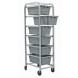 TR6-2516-8 Tub Rack with Cross Stack Tubs