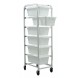 TR6-2516-8 Tub Rack with Cross Stack Tubs - 2