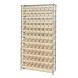 WR12-101 Shelf Bin Wire Shelving System - 2