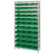 WR12-114 Shelf Bin Wire Shelving System - 2