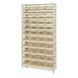 WR12-108 Shelf Bin Wire Shelving System - 2