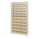 WR12-114 Shelf Bin Wire Shelving System - 3