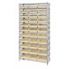 WR12-109 Shelf Bin Wire Shelving System - 3