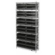 WR7-245 Wire Shelving with Bins - Complete Package - 6
