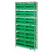 WR7-245 Wire Shelving with Bins - Complete Package - 2