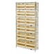 WR7-245 Wire Shelving with Bins - Complete Package - 3