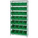 WR8-240 Wire Shelving with Bins - Complete Package - 2