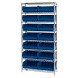 WR8-250 Wire Shelving and Bin System - Complete Package - 3