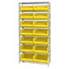 WR8-250 Wire Shelving and Bin System - Complete Package - 6