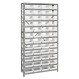 Download 1275-107CL Wire Shelving with Clear-View Bins - Complete Package - 2