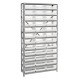 Download 1275-109CL Wire Shelving with Clear-View Bins - Complete Package - 2