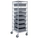 Download BC212469M1 Bin Cart with Dividable Grid Containers - 6