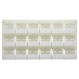 Download QLP-3619HC-230-18CL CLEAR-VIEW Oyster White Louvered Panel - 2