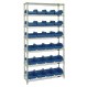 Download W7-12-24 Heavy-duty wire shelving with QuickPick bins - complete package - 4