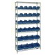 Download W7-12-28 Heavy-duty wire shelving with QuickPick bins - complete package - 4