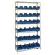 Download W7-18-30 Heavy-duty wire shelving with QuickPick bins - complete package - 4