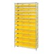 Download WR12-109 Shelf Bin Wire Shelving System - 11