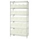 Download WR6-265CL Wire Shelving Unit with Clear-View Bins - Complete Package - 2