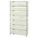 Download WR8-250CL Wire Shelving and Clear-View Bin System - Complete Package - 2