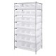 Download WR8-950CL Wire Shelving with Clear-View Bins - Complete Package - 2