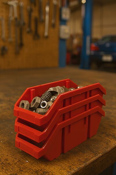 Fast Access Parts Storage Bins
