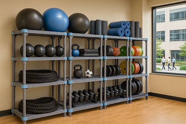 Millenia Shelving in Sports Facilities