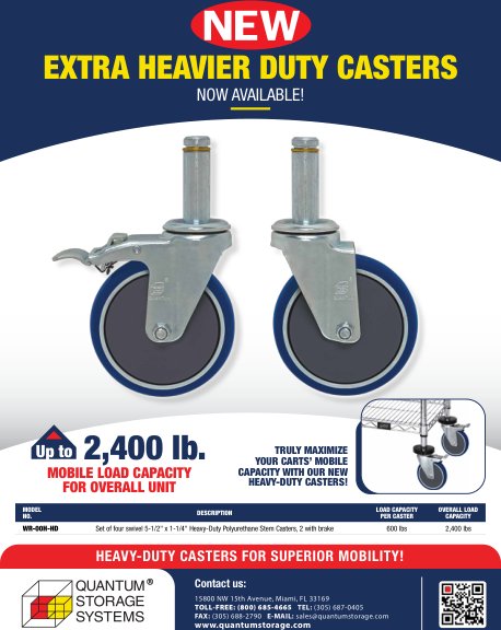 HEAVY-DUTY CASTERS