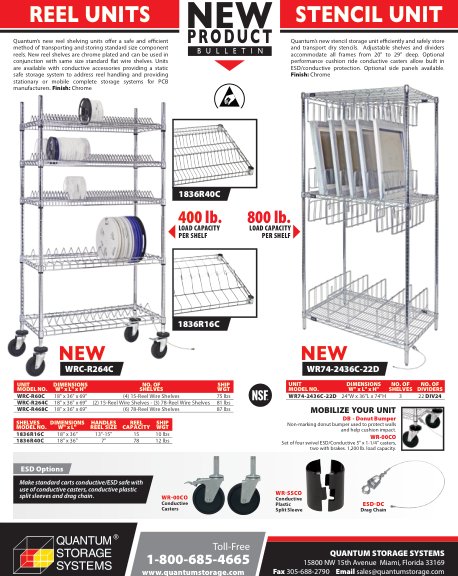 REEL & STENCIL SHELVING