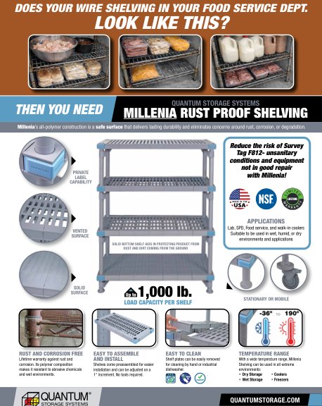 MILLENIA RUST FREE