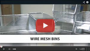 Wire Mesh Bins | Quantum Storage